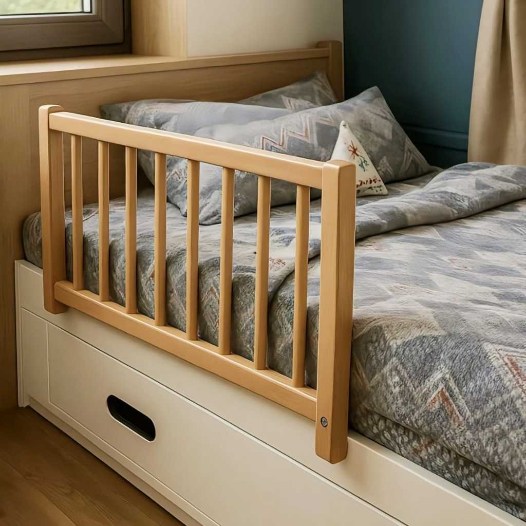 Pembatas tempat tidur bayi Model Terbaru Baby Bedrail Bedguard Fence Pembatas Pengaman Pagar