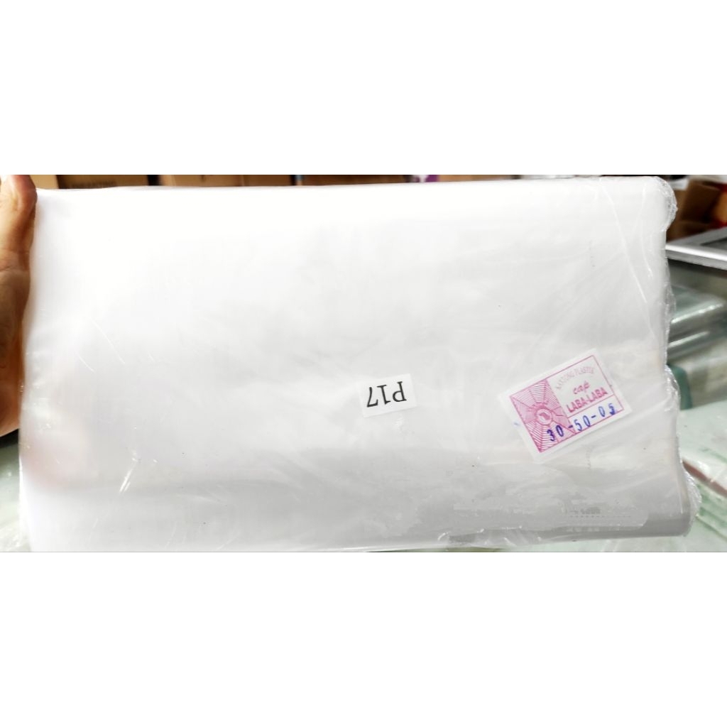Kantong plastik bening 30x50 cm tebal 05
