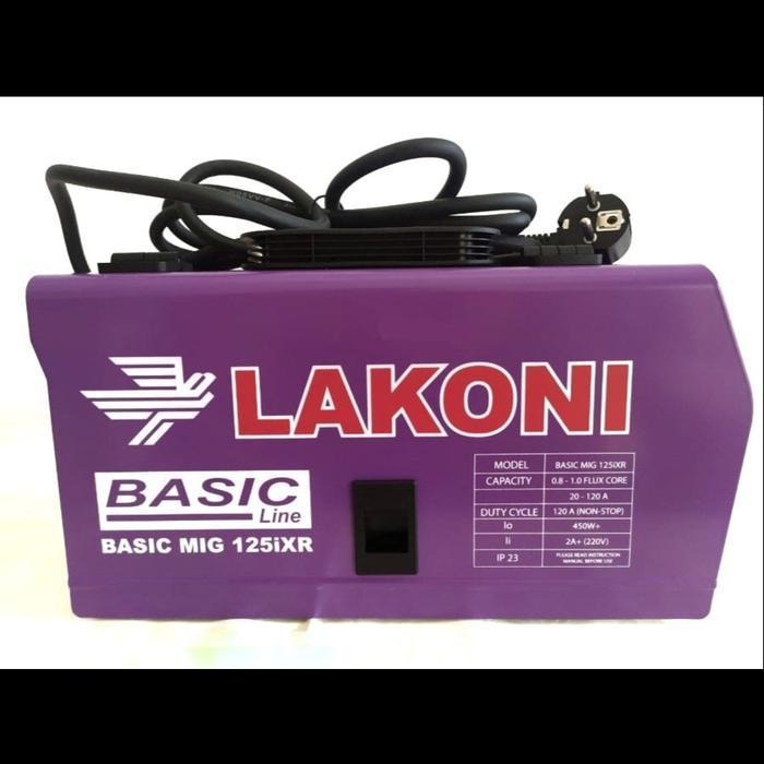 Mesin Las Tanpa Gas Basic Mig 125 IXR Lakoni