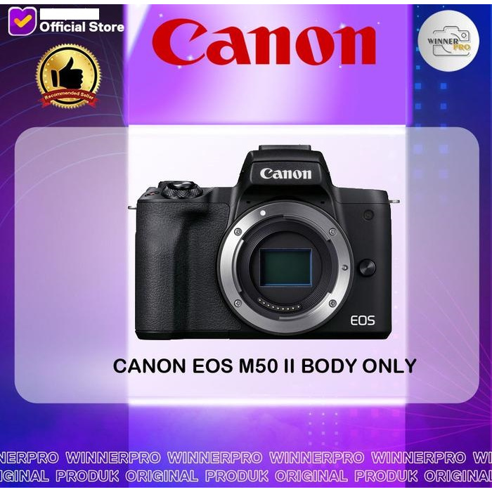Canon Eos M50 Mark II Body Only - Kamera Canon Eos M50 II