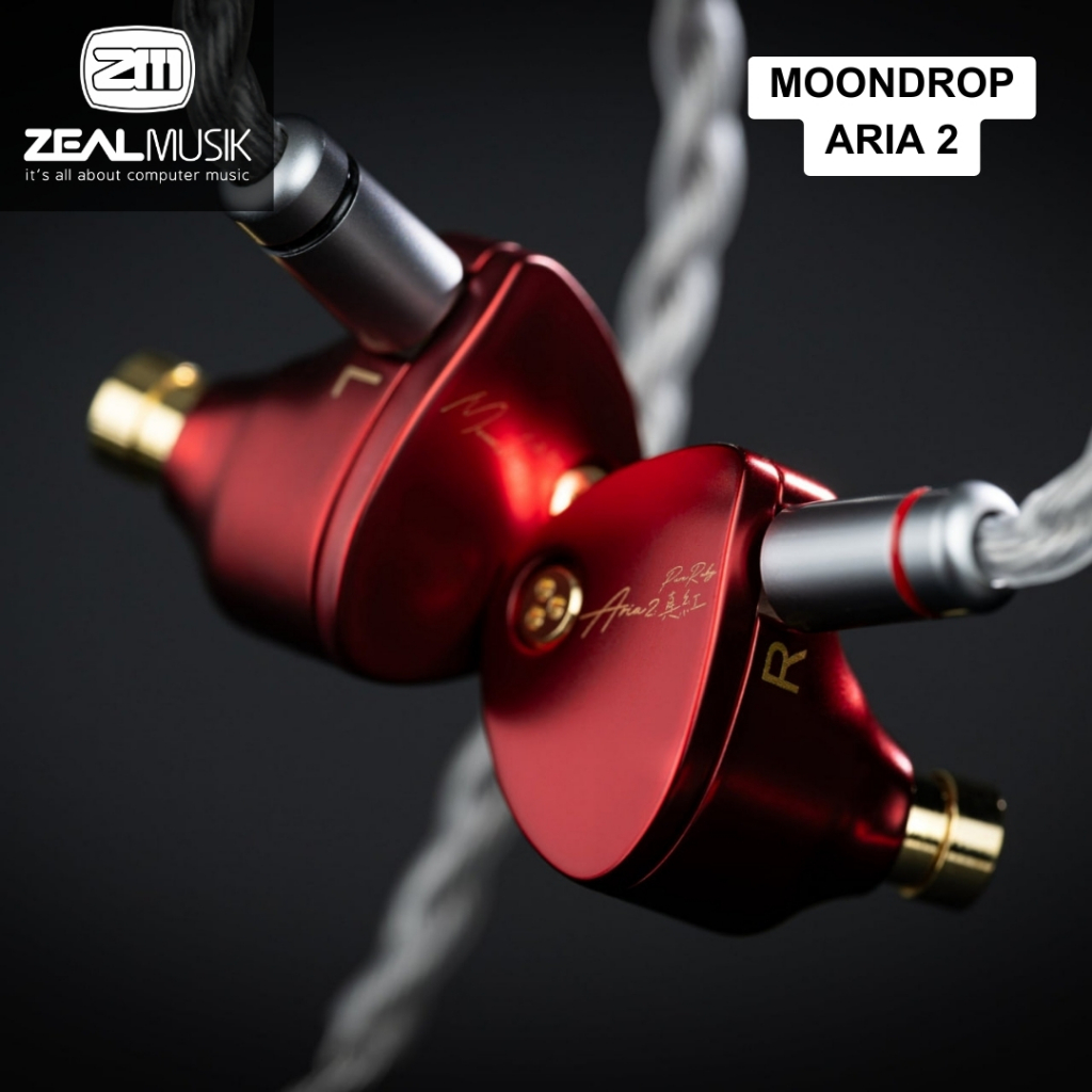 Moondrop ARIA 2 - IEM LCP Ceramic Diaphragm Dynamic Driver - Zeal Musik Jogja