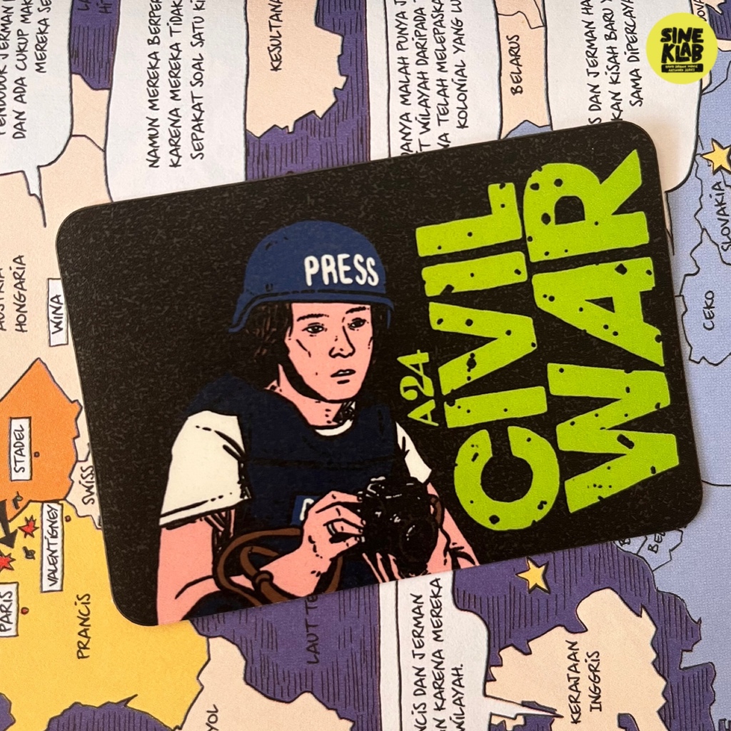 

sineklab - Sticker film CIVIL WAR - Edisi Sticker Film / Movie / Cinema / Series / Sticker Laptop