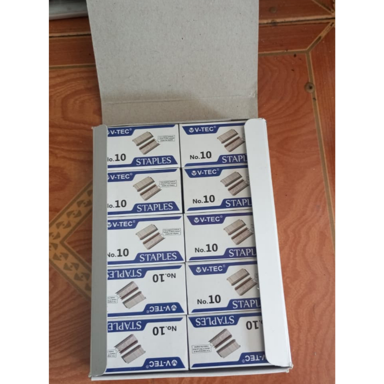 

isi staples v-tec no 10 / 1 pack / 20 box