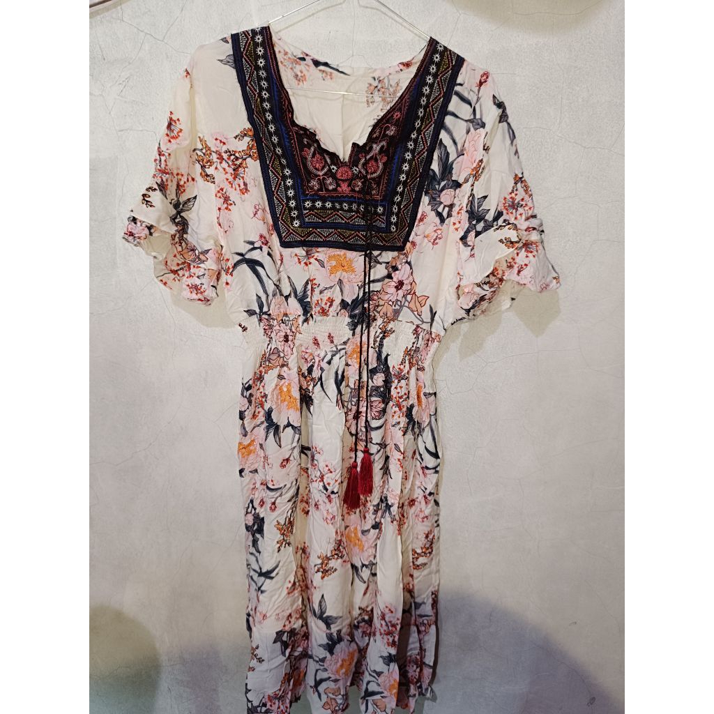 Preloved-Dress bunga