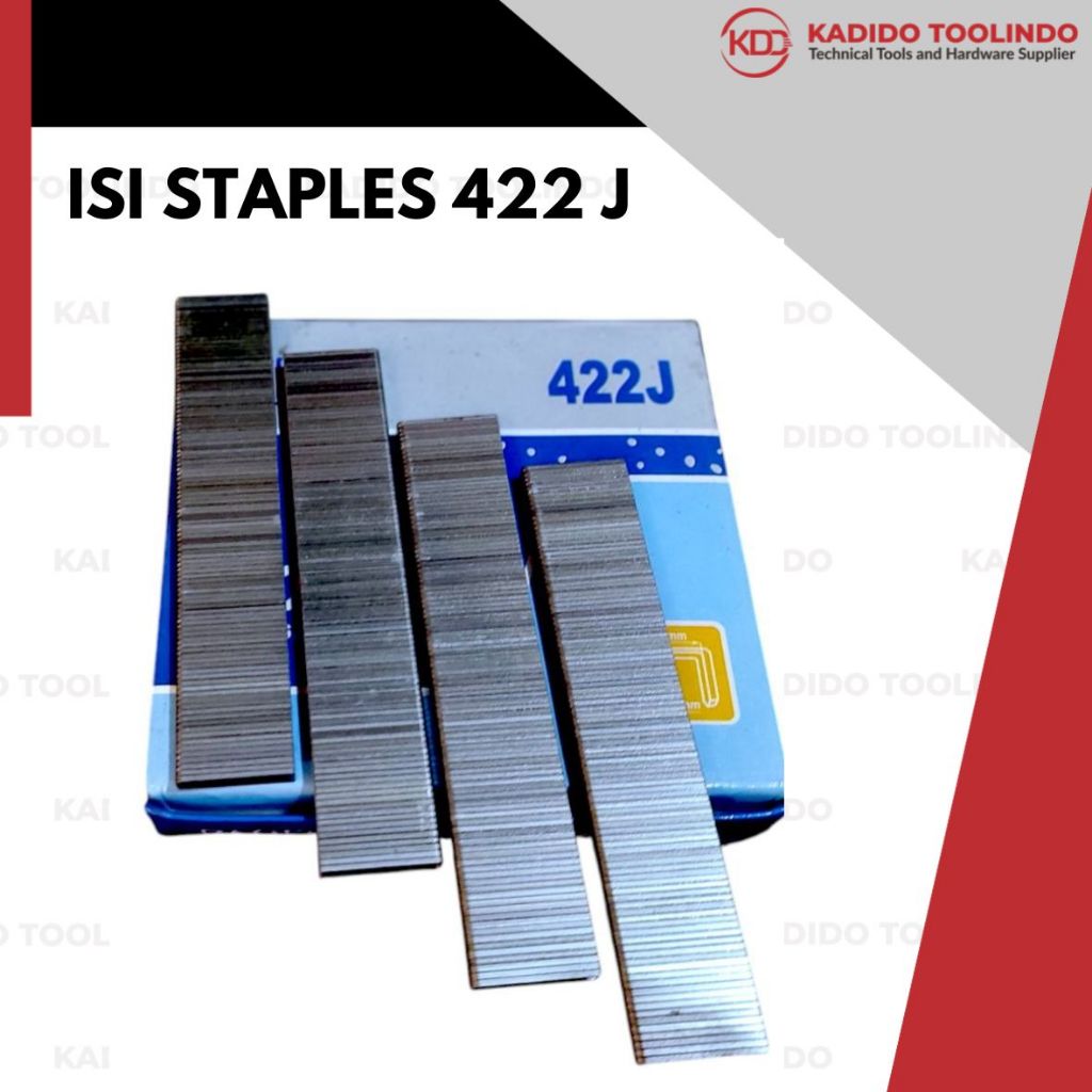 

Isi Staples / Industrial Staples / Isi Staples Angin Tipe 422J isi 5000 pcs
