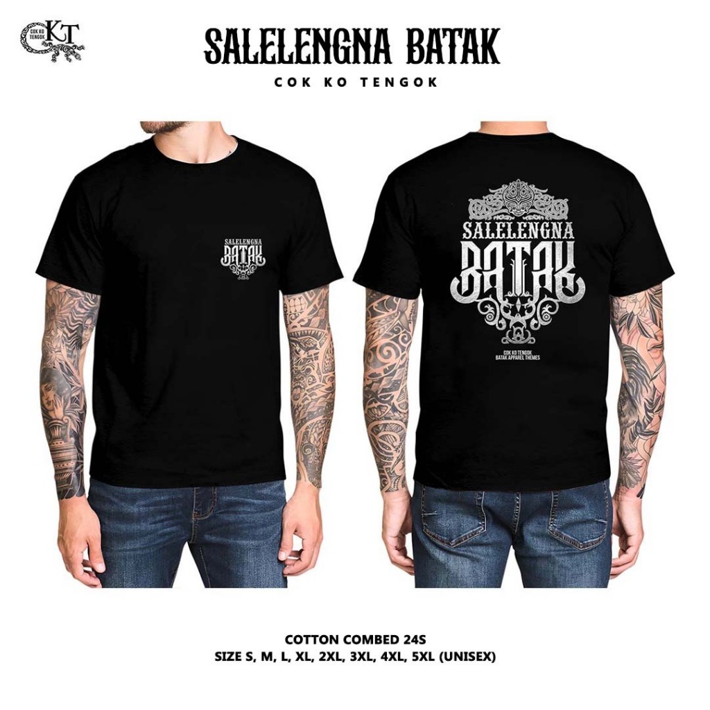 CKT SALELENGNA BATAK Kaos Batak Cok Ko Tengok Katun Combed 24s Premium Distro Basic Tshirt