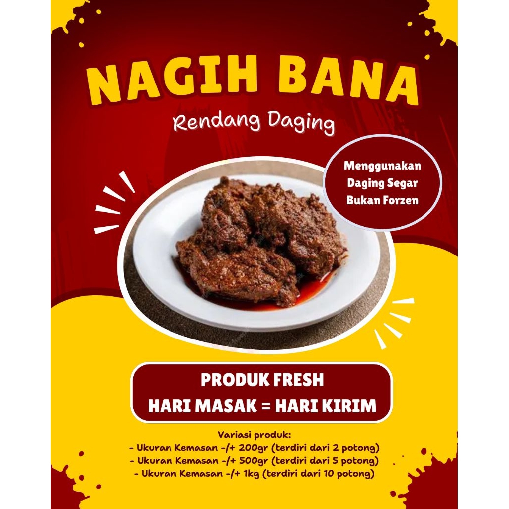 

Rendang Daging Nagi Bana / Homemade