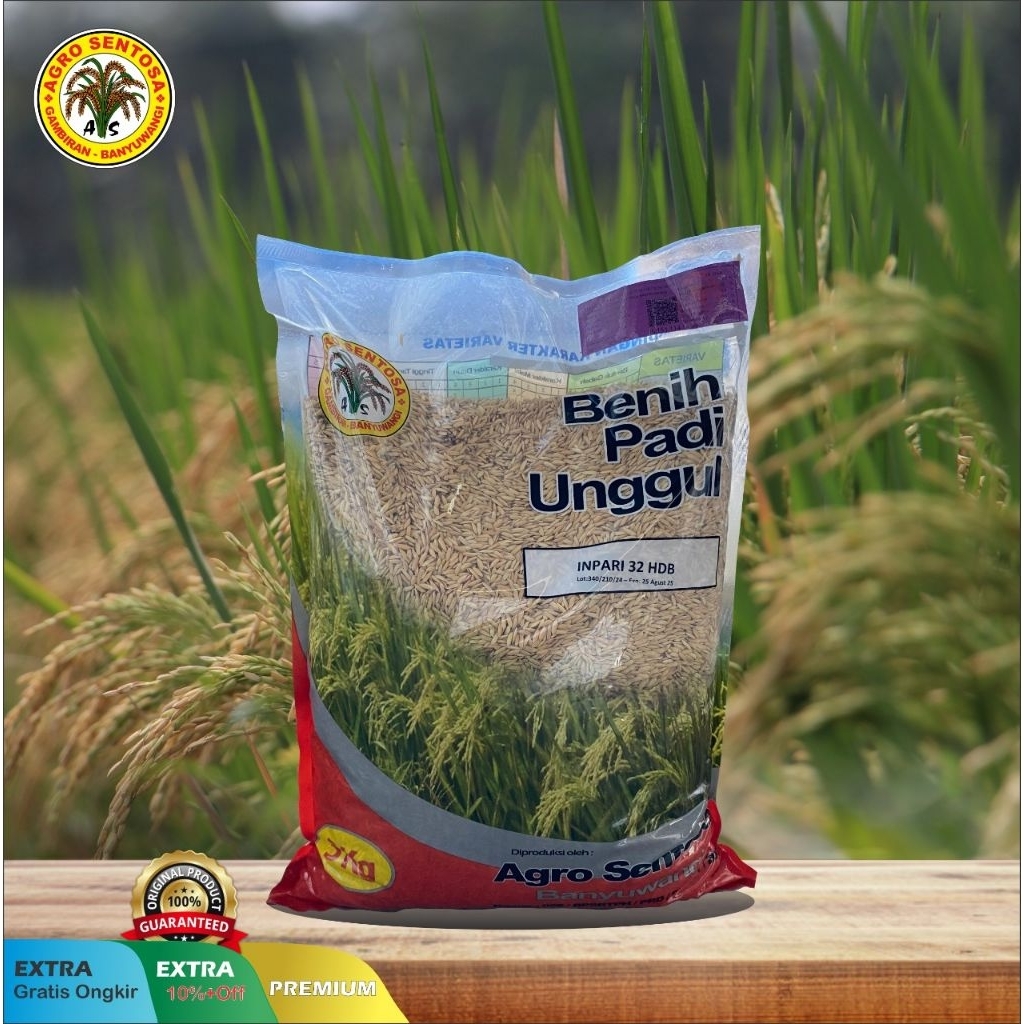 Benih Padi Varietas Inpari 32 HDB