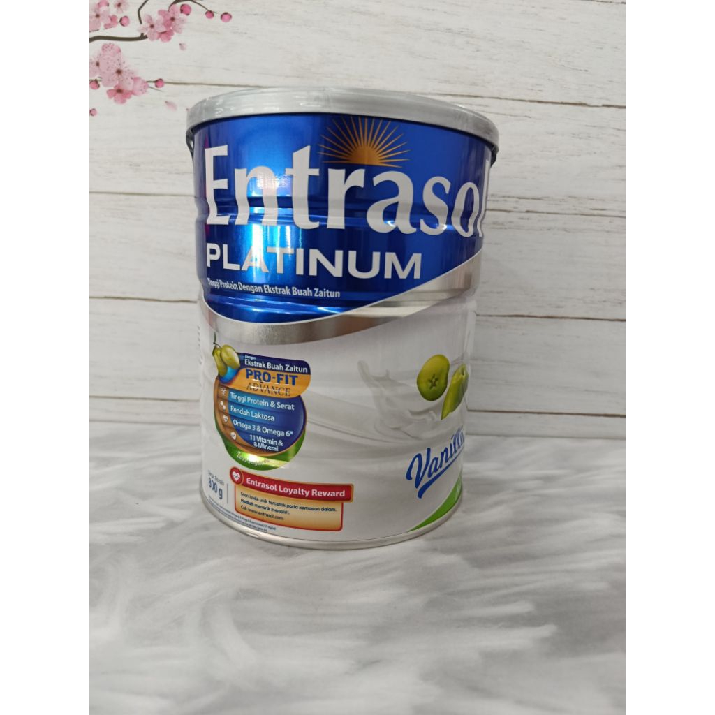 

Entrasol Platinum 800gr – Susu Nutrisi Lengkap untuk Lansia