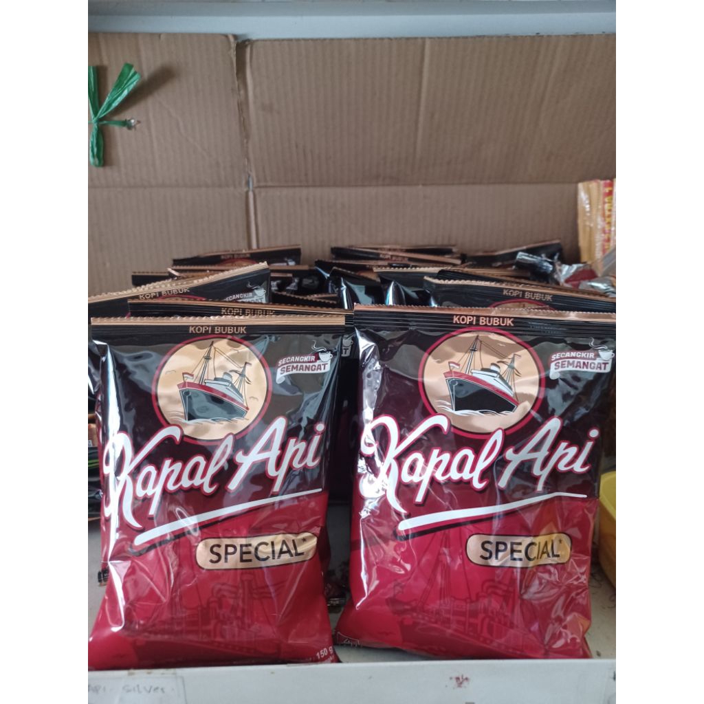 KOPI KAPAL API SPECIAL 150 GRAM - KOPI HITAM CUKUP UNTUK 25 CANGKIR