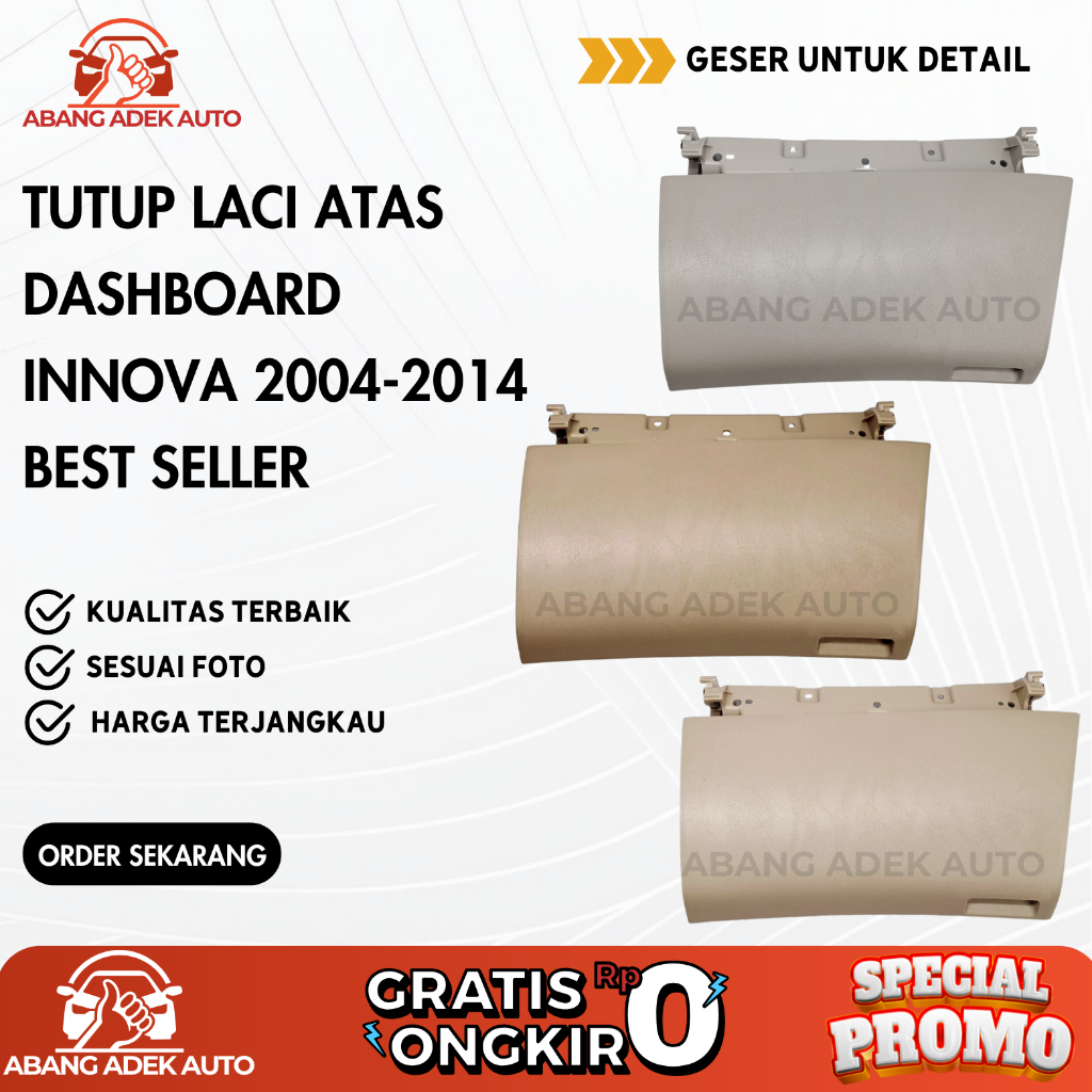 Tutup Laci Atas Dashboard Innova 2004 - 2014 Tutup Laci Innova Lama Best Seller Termurah