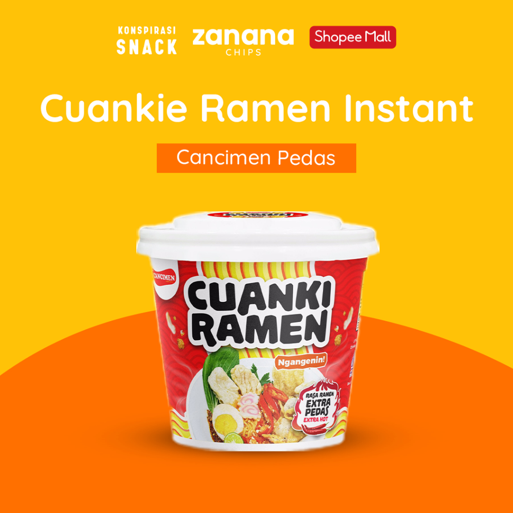 

Cancimen Pedas - Cuankie Ramen Instant | Rasa Khas Bandung yang Bikin Ketagihan 75g