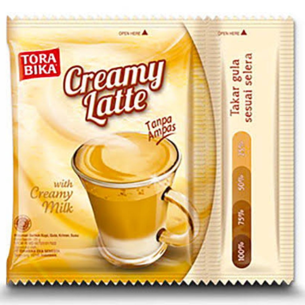 

Creamy latte 1 renceng isi 10pcs