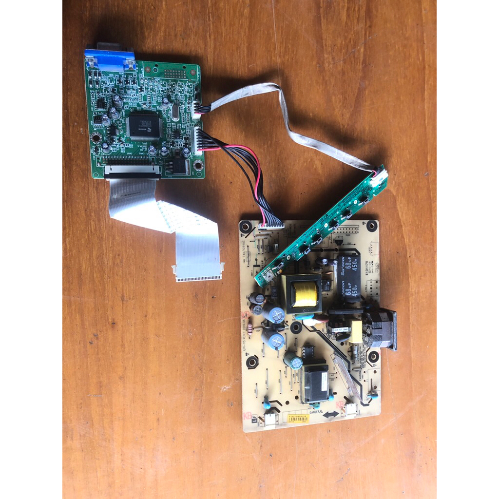 Mesin MONITOR ACER x193HQ D mobo + display + tombol