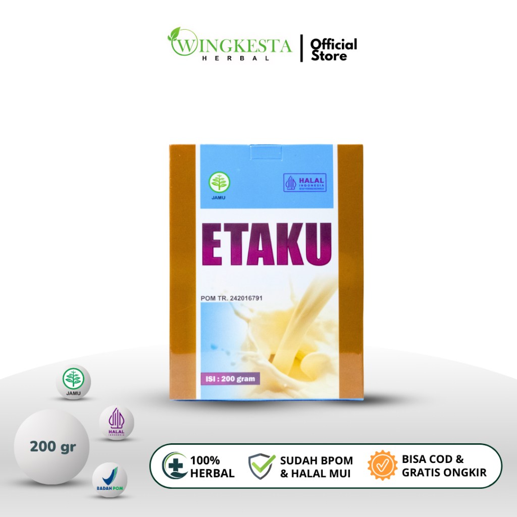 

Wingkesta Herbal - Susu Etaku Susu Kambing Etawa Asli Bergaransi Sudah BPOM dan Halal