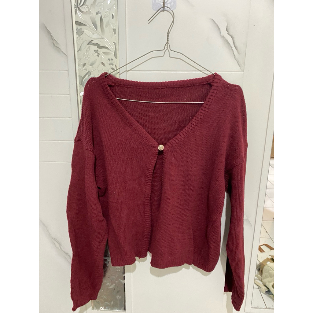 cardigan rajut kancing 1