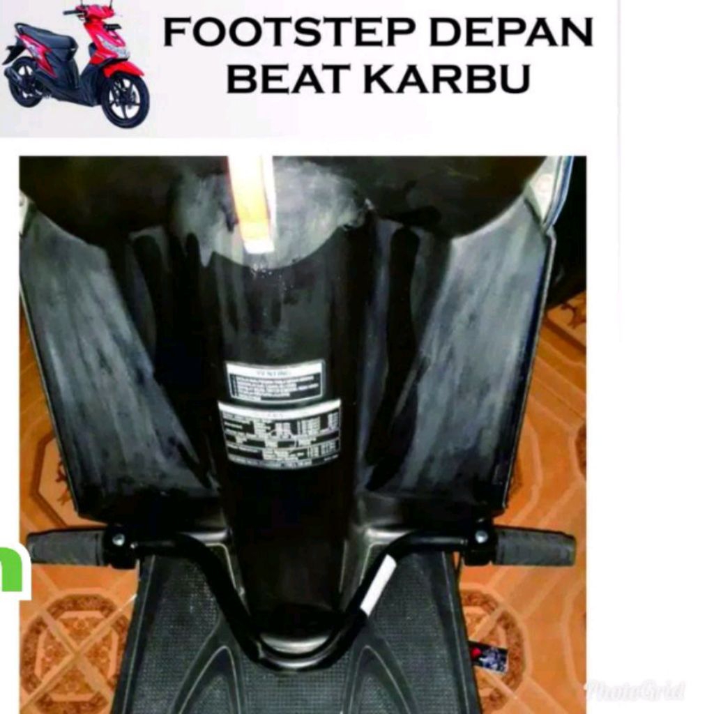 fosstep depan MOTOR BEAT CARBU fosstep pijakan kaki depan BEAT LAMA