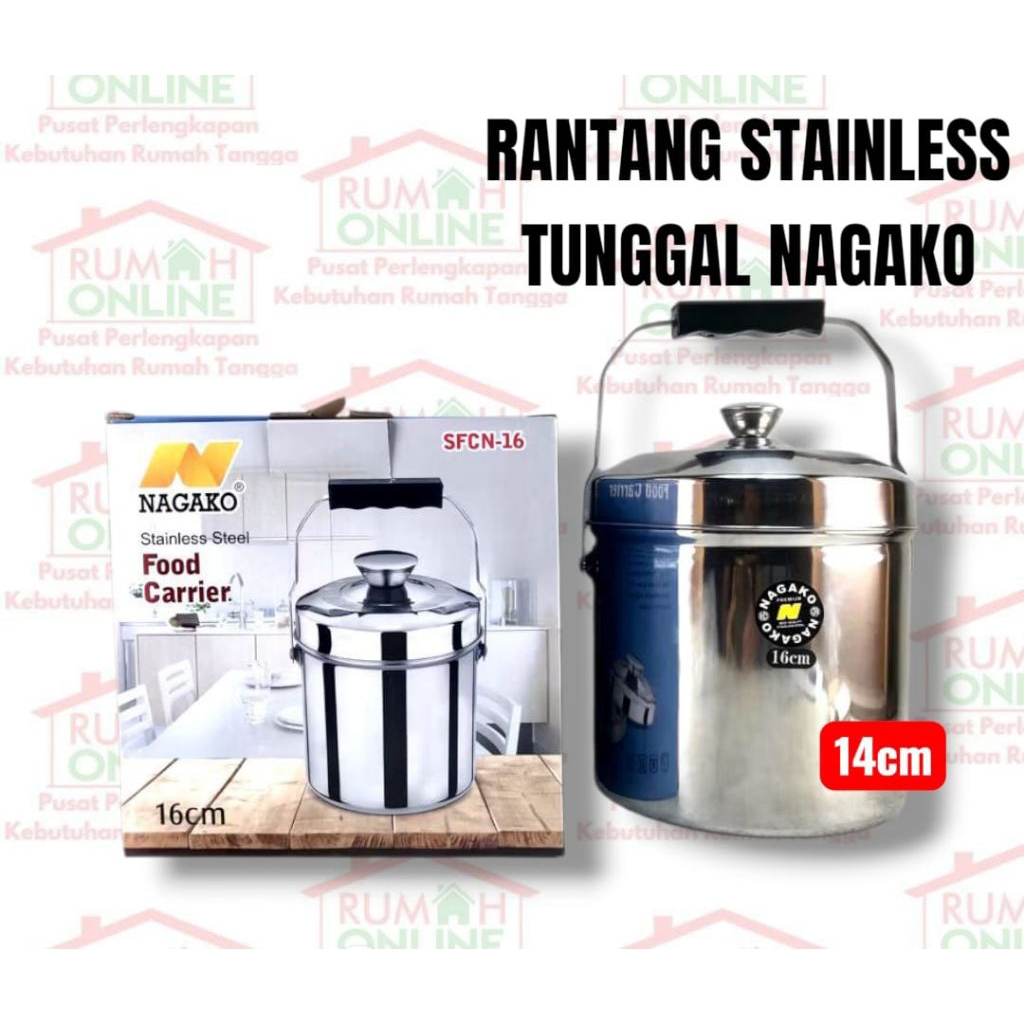 RANTANG STAINLESS TUNGGAL