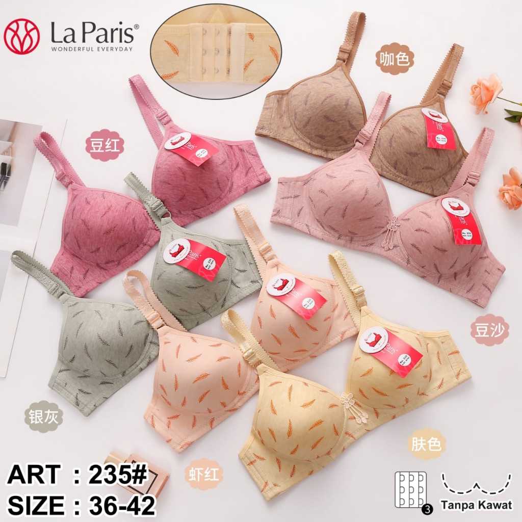 Bra Push Up Style Series Ukuran 40 Cup B Tanpa Kawat Anti Kendur Bahan Katun 785 835 235 228