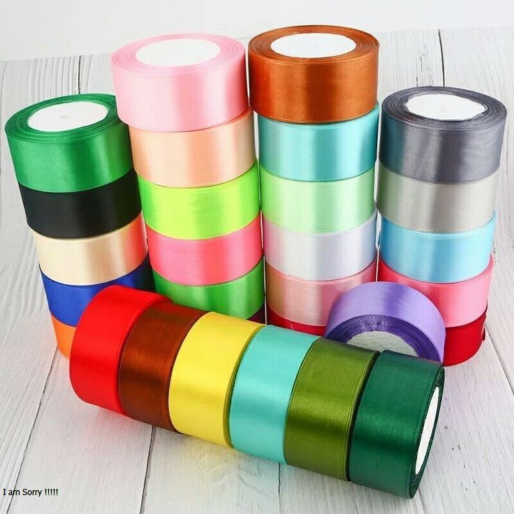 

PTA8 SATIN Pita Satin Roll Motif Setangan Satin dan Transparan Modern Pita Kado 4cm/Pita Dekorasi Buket