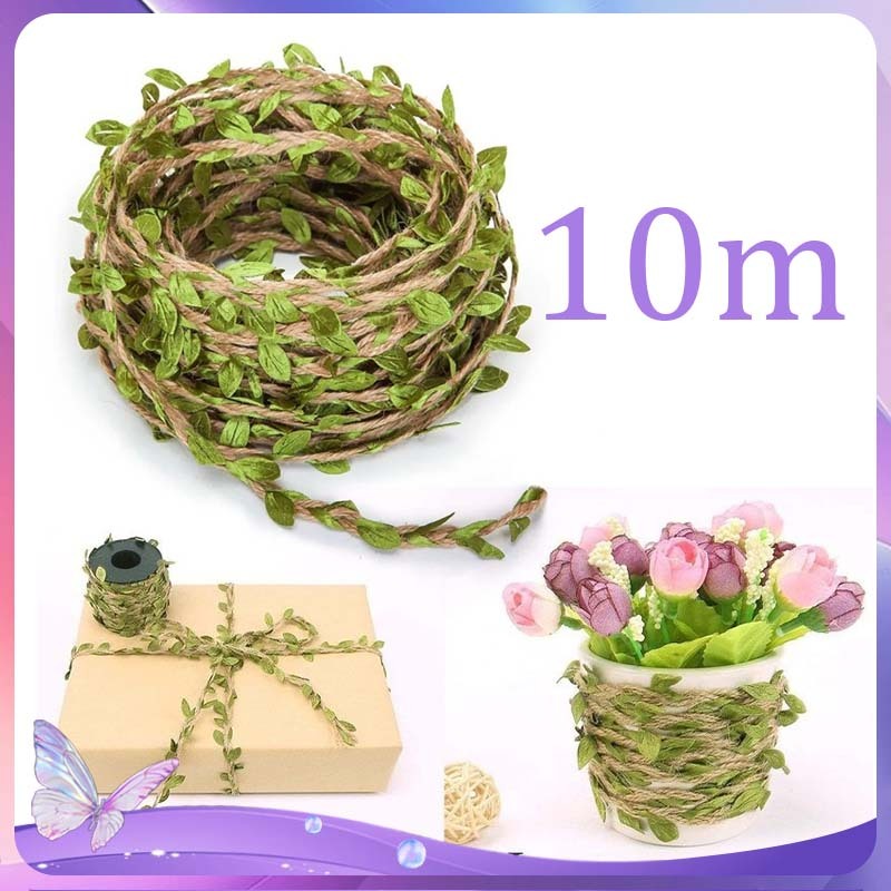 

Tali Rami Daun Tali Pita Goni Daun Pita Goni Dekorasi Hiasan Daun Tali Goni Daun 10 Meter Tali Pita Goni