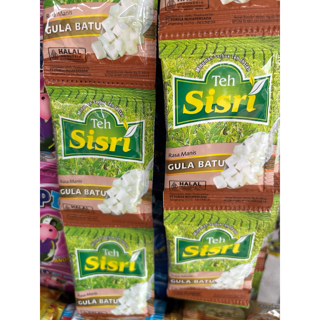 

teh sisri gula baru sachet isi 10pcs/renteng (grosir)