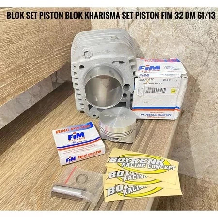 CYLINDER BLOK BORE UP KHARISMA KARISMA KPH SUPRA X 125 KPH | SUPRA X 125 HELMIN KYZ - BOYRENK RACING