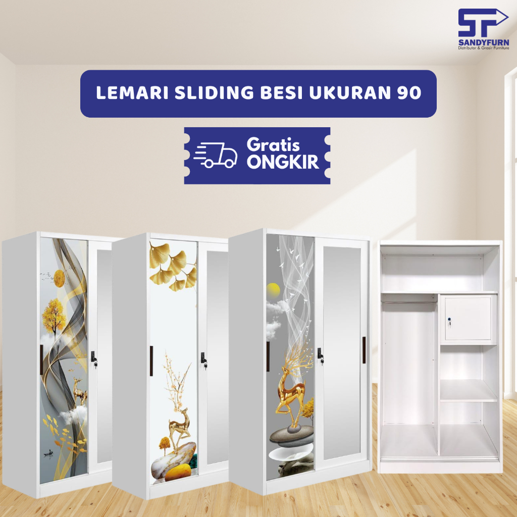 Lemari Besi - Lemari Besi Sliding - Lemari Besi 2 Pintu - Lemari Besi 3 Pintu - Lemari Besi 4 Pintu