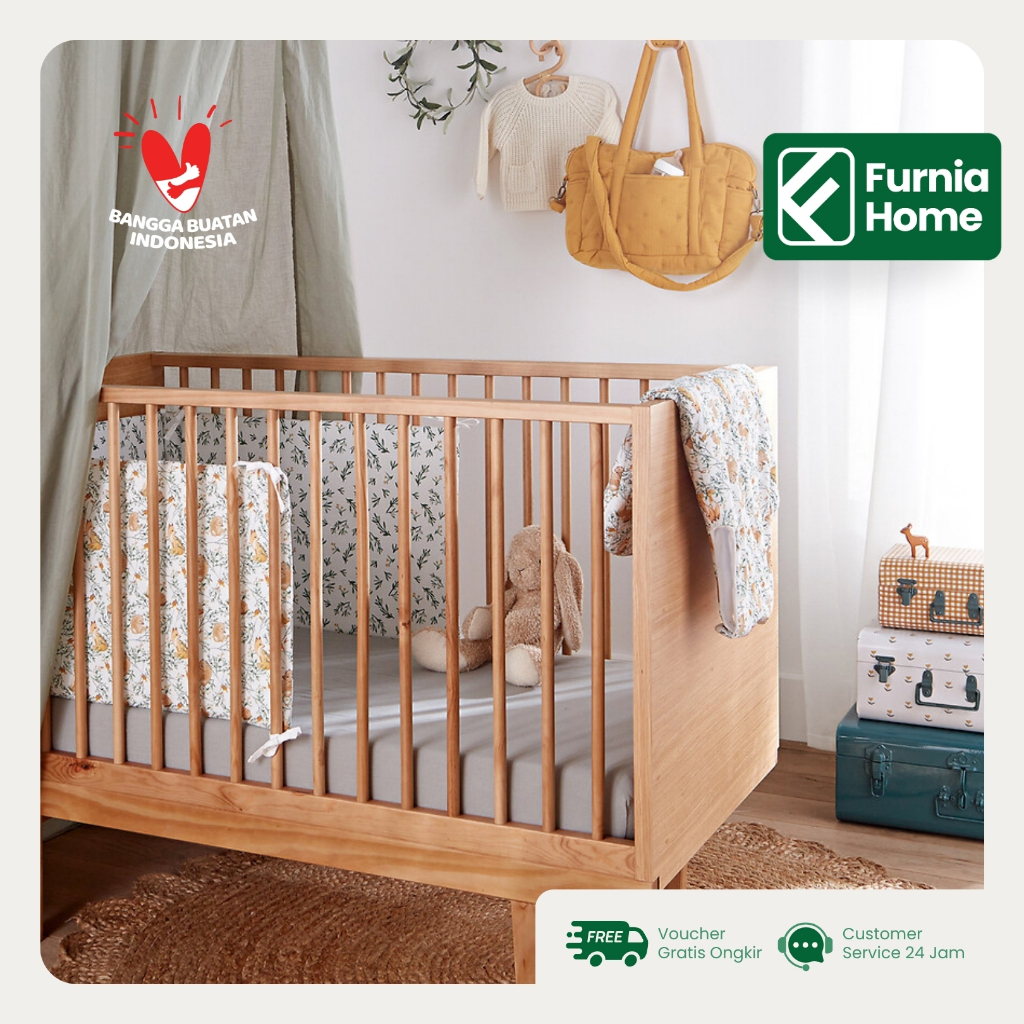 Ranjang Bayi Kayu Minimalis -Divan Bayi Kayu Jati Solid