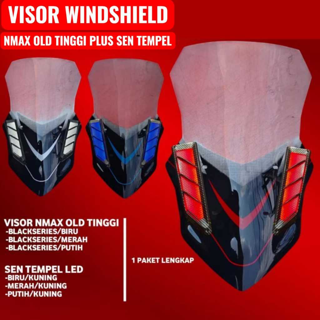 VISOR NMAX OLD WINDSHIELD BLVISOR NMAX OLD WINDSHIELD BLACK SERIES NMAX OLD MODEL TINGGI 60CM AKRILI