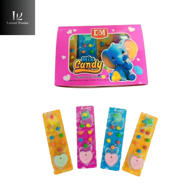 

DSM Mix Candy - Permen Keras Loliipop Aneka Rasa Buah (Krazy Lollipop)