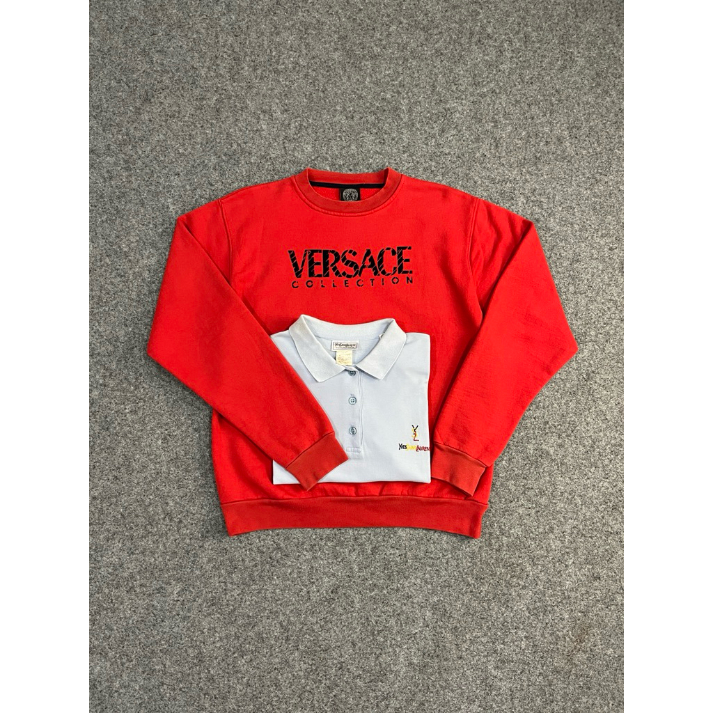 VERSACE SPELL OUT CREWNECK SECOND