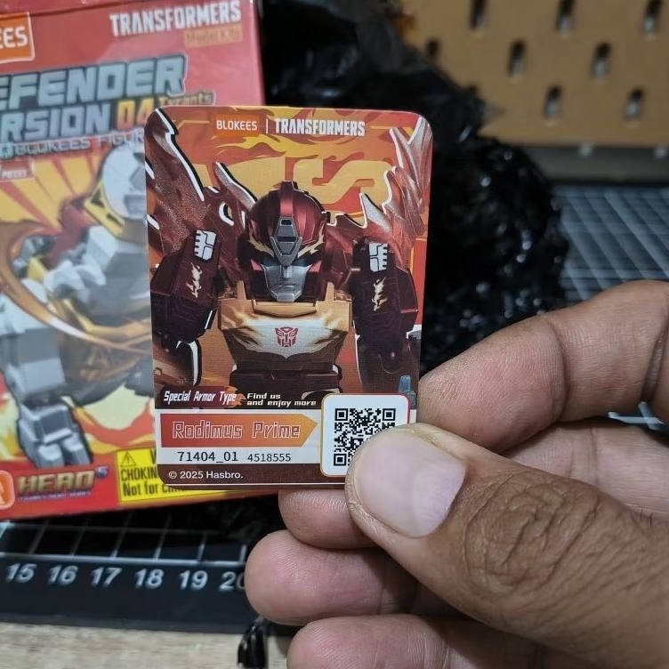 blokees defender 04 super secret special armor Rodimus prime