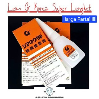 

Lem G KOREA ASLI ORIGINAL Serbaguna Super Lengket