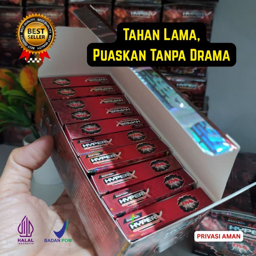 

[1 BOX] Madu Bubuk Hiper X Original Full Pak 20 Butir