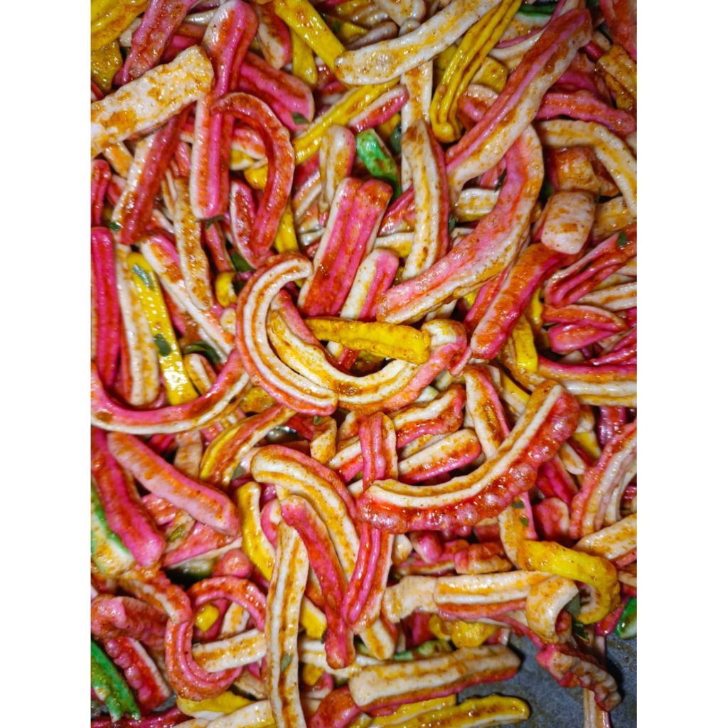 

500gram Busam Snack Kerupuk Seblak Beton Pedas Daun Jeruk