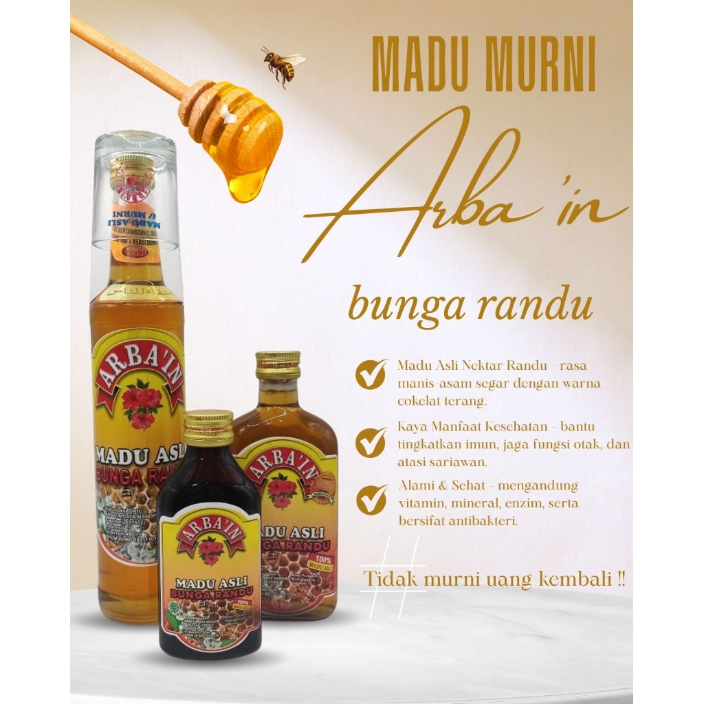 

Arba'in Madu randu - madu asli murni