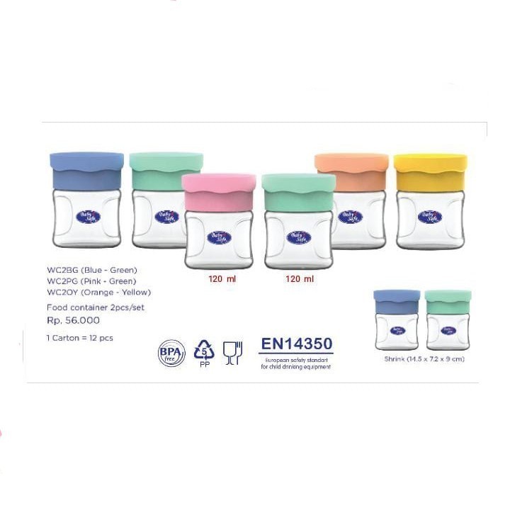 BABY SAFE CONTAINER WC2PG/WC2OY/WC2BG - ORANGE