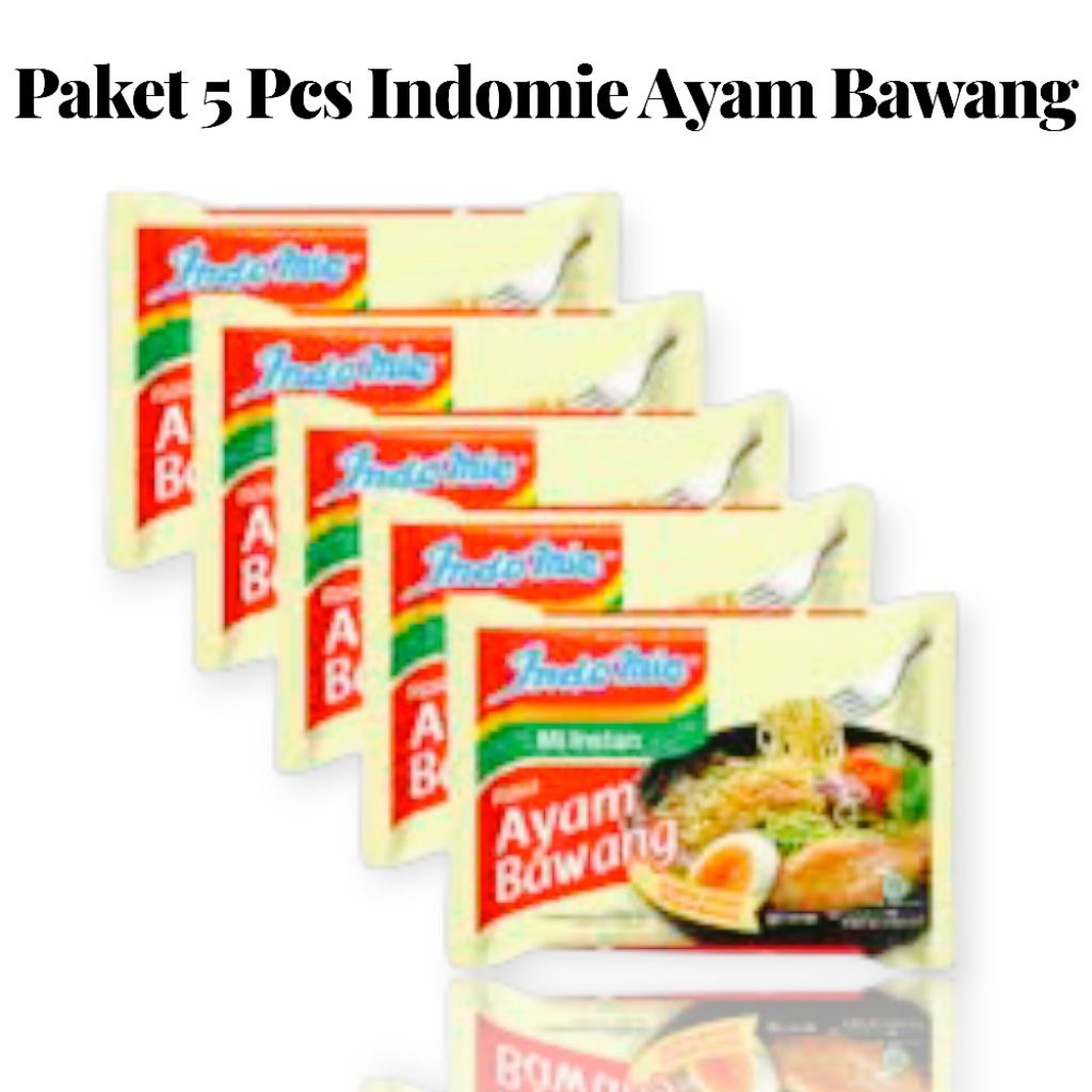 

Paket 5 Pcs Indomie Mie Ayam Bawang