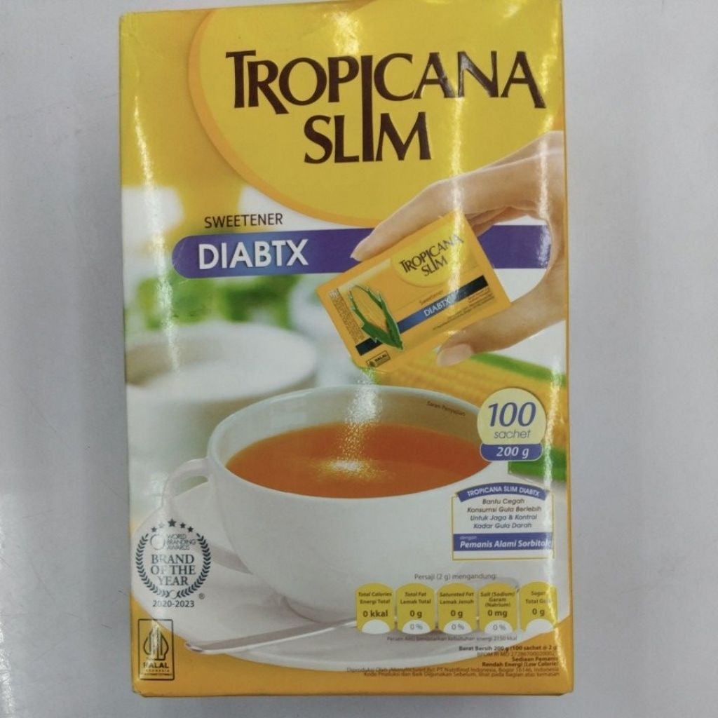 

Tropicana slim Sweetener DIABTX 100 sachet