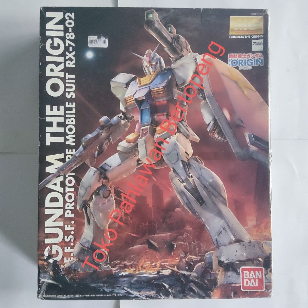 MG 1/100 Gundam The Origin E.F.S.F Prototype Mobile Suit RX-78-02 [Bandai] - ( TAG : Perfect Heavy F