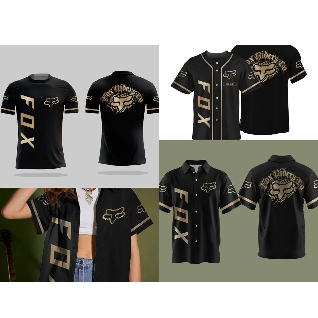 KAOS FOX RACING KEMEJA FOX KEMEJA RACING KAOS RACING BASEBALL FOX art 7 PRINTING SUBLIME