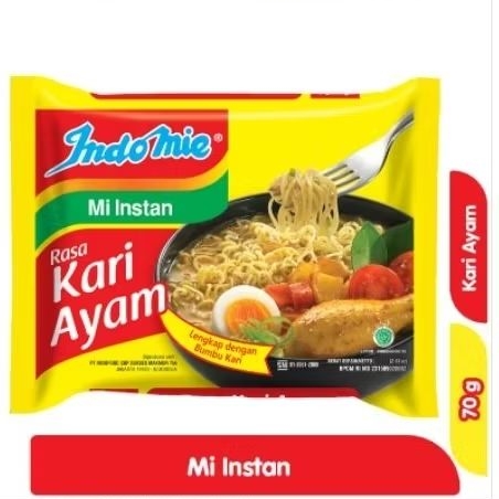 

Indomie Kari Ayam Mie Instan Siap Saji / Indomi kare ayam