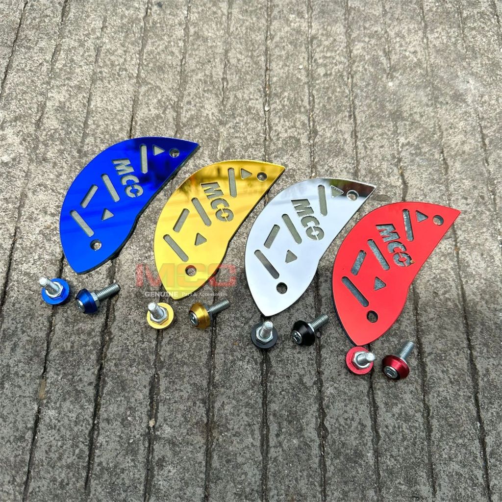 COVER CVT BEAT KARBU 2008 - 2012 SCOOPY KARBU / OLD BEAT FI STARTER KASAR MIKA ACRILIC TEBAL 4MM 2 L