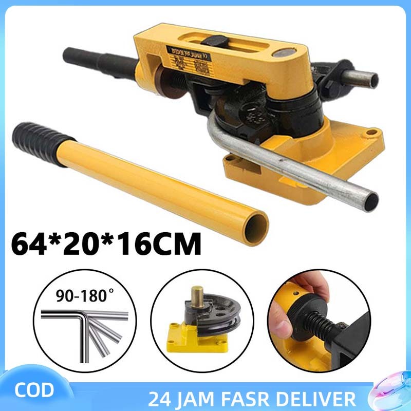 Manual Pipe Tube Pembengkok Alat Bending Pipa Besi 10-25mm Mesin Bending Pipa Manual Pembengkok Pipa