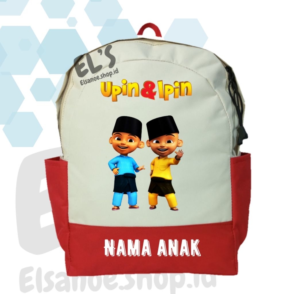 Upin & Ipin | Tas Anak Karakter Upin Ipin | Ransel Anak Upin Ipin | Ransel Anak SD Karakter Upin & I