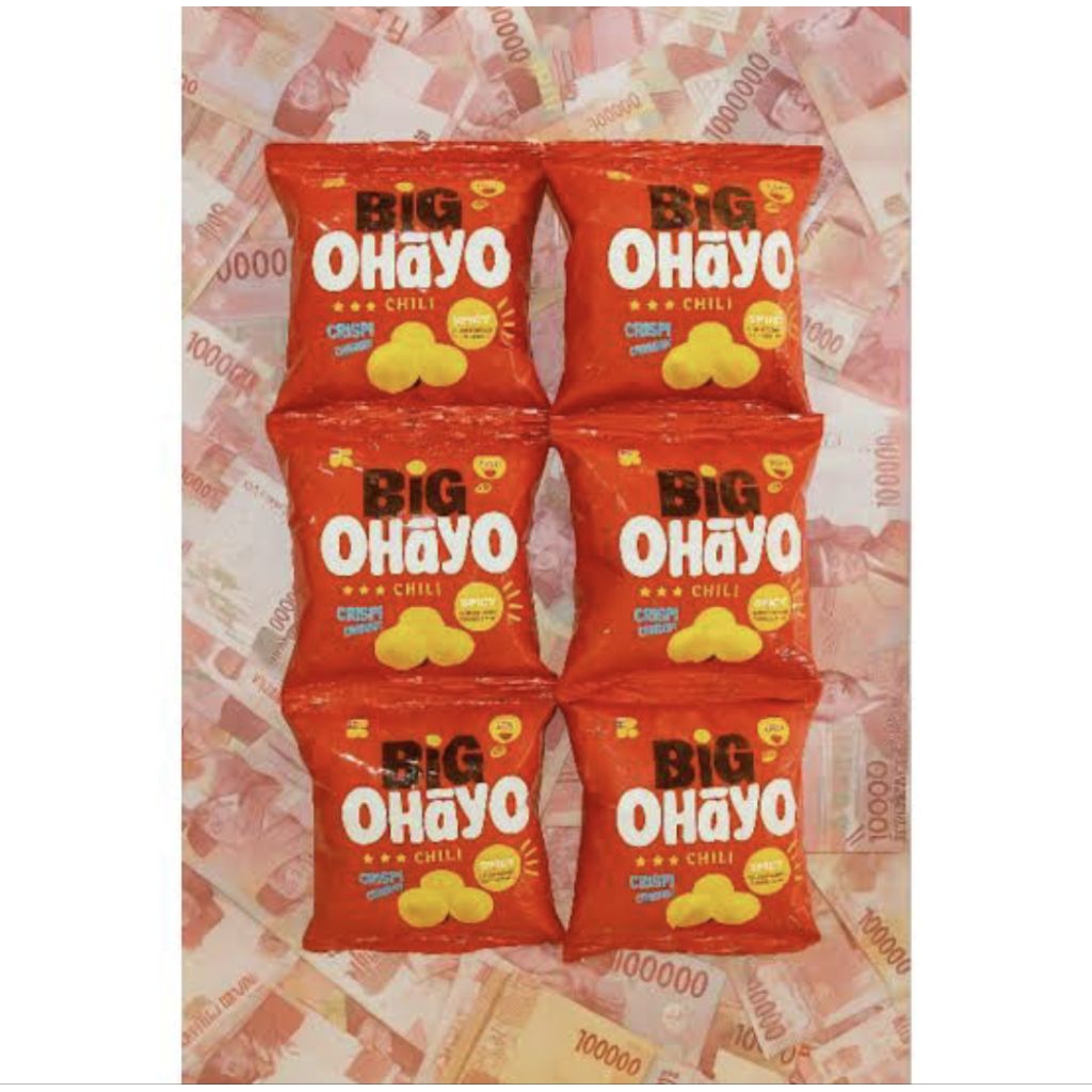 Snack viral berhadiah merk BIG OHAYO
