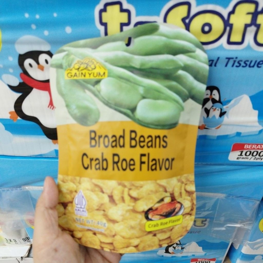 

Kacang Broad Beans Crab Roe 40Gram