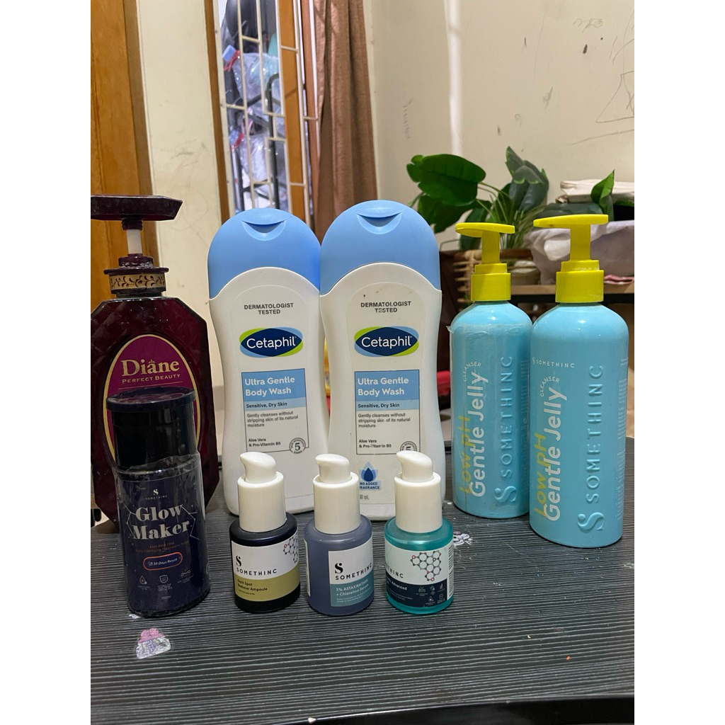 Botol kosong, botol bekas, wadah kosong Skincare bodycare