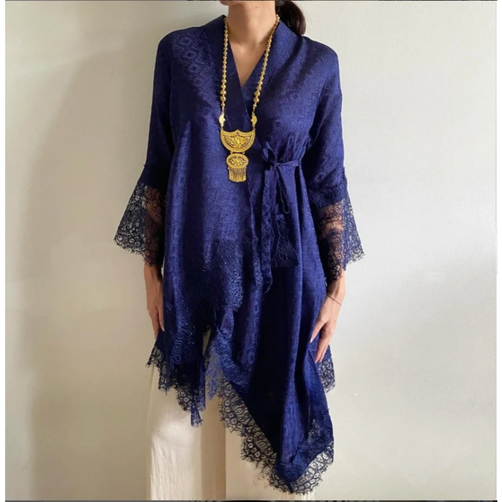 Uzbatik Kebaya Kimono Batik Viscose Polos